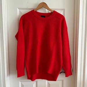 J Crew Italian cashmere long sleeve crew neck sweater size S